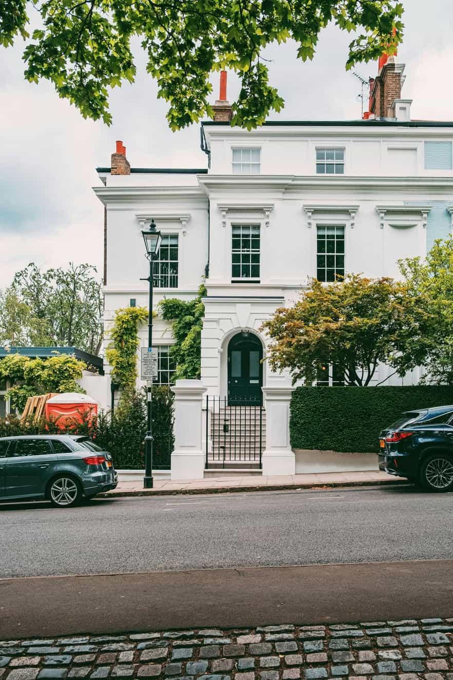 Exterior decorating work on a North London property for Exterior Painting Costs in Hampstead, West Hampstead, Highgate & North London